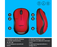 LOGITECH M220 czerwona - 329386 - zdjęcie 9